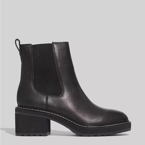 Chelsea Lugsole Heeled Boots (Madewell)